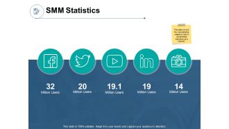 SMM Statistics Ppt PowerPoint Presentation Model Professional