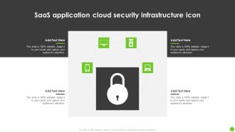 Saas Application Cloud Security Infrastructure Icon Ppt PowerPoint Presentation Gallery Introduction PDF