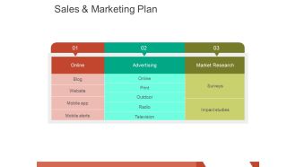 Sales And Marketing Plan Template 2 Ppt PowerPoint Presentation Professional Guide