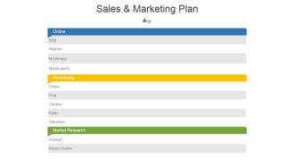 Sales And Marketing Plan Template 2 Ppt PowerPoint Presentation Show