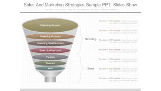 Sales And Marketing Strategies Sample Ppt Slides Show
