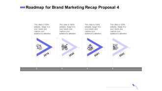 Sales Campaign Recap Roadmap For Brand Marketing Recap Proposal 4 Ppt PowerPoint Presentation Visual Aids Deck PDF