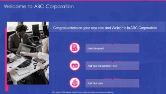 Sales Development Representative Playbook Welcome To ABC Corporation Ppt Pictures Example Topics PDF