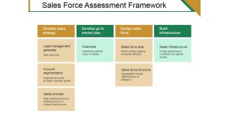 Sales Force Assessment Framework Ppt PowerPoint Presentation File Display