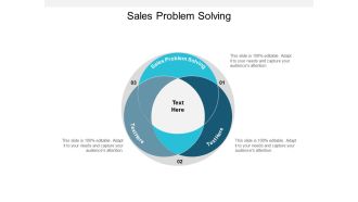Sales Problem Solving Ppt PowerPoint Presentation Styles Display
