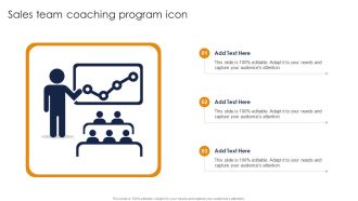 Sales Team Coaching Program Icon Ppt PowerPoint Presentation File Layouts PDF