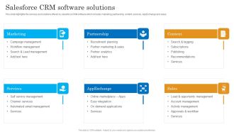 Salesforce CRM Software Solutions Salesforce Business Profile Download PDF