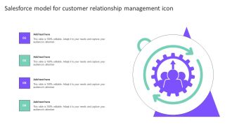 Salesforce Model For Customer Relationship Management Icon Download PDF
