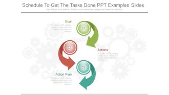 Schedule To Get The Tasks Done Ppt Examples Slides