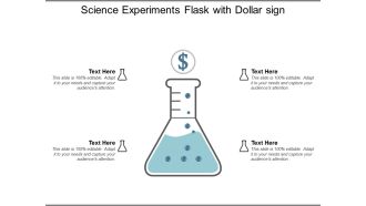 Science Experiments Flask With Dollar Sign Ppt Powerpoint Presentation Icon Graphics