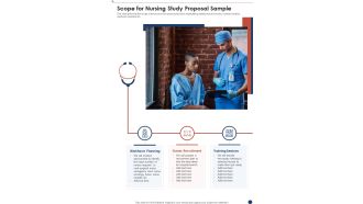 Scope For Nursing Study Proposal Sample One Pager Sample Example Document