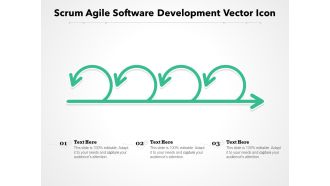 Scrum Agile Software Development Vector Icon Ppt PowerPoint Presentation Gallery Slide PDF