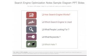 Search Engine Optimization Notes Sample Diagram Ppt Slides