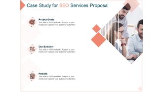 Search Engine Optimization Utilities Case Study For SEO Services Proposal Portrait PDF
