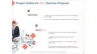 Search Engine Optimization Utilities Project Outline For SEO Services Proposal Background PDF
