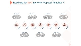 Search Engine Optimization Utilities Roadmap For SEO Services Proposal 2014 To 2020 Introduction PDF