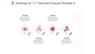 Search Engine Optimization Utilities Roadmap For SEO Services Proposal 2017 To 2020 Information PDF