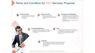 Search Engine Optimization Utilities Terms And Condition For SEO Services Proposal Professional PDF