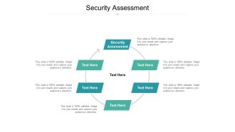 Security Assessment Ppt PowerPoint Presentation File Infographics Cpb