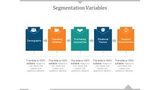 Segmentation Variables Ppt PowerPoint Presentation Ideas Design Ideas