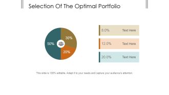 Selection Of The Optimal Portfolio Template 2 Ppt PowerPoint Presentation Background Image