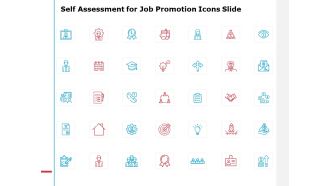Self Assessment For Job Promotion Icons Slide Gears Ppt PowerPoint Presentation File Format Ideas