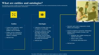 Semantic Web Business Framework Advantages IT What Are Entities And Ontologies Microsoft PDF