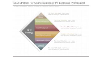 Seo Strategy For Online Business Ppt Examples Professional
