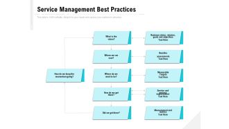 Service Management Best Practices Ppt PowerPoint Presentation Summary Microsoft PDF