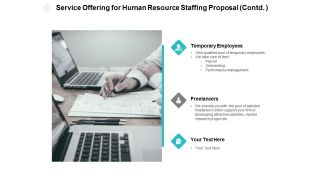 Service Offering For Human Resource Staffing Proposal Contd Ppt PowerPoint Presentation Ideas Elements