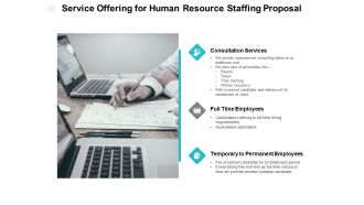 Service Offering For Human Resource Staffing Proposal Ppt PowerPoint Presentation Portfolio Inspiration