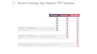 Service Package Star Diagram Ppt Samples