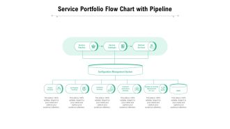 Service Portfolio Flow Chart With Pipeline Ppt PowerPoint Presentation Inspiration Mockup PDF
