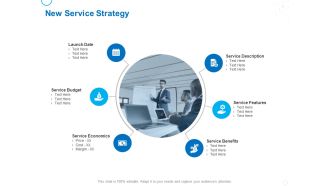Service Strategy And Service Lifecycle Implementation New Service Strategy Ppt Icon Example Topics PDF