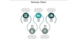 Services Direct Ppt PowerPoint Presentation Icon Guidelines Cpb