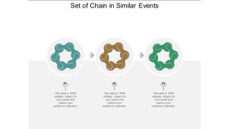 Set Of Chain In Similar Events Ppt Powerpoint Presentation Icon Structure