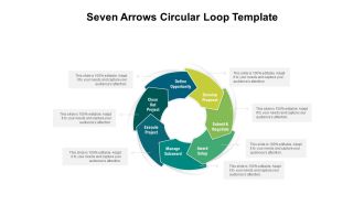 Seven Arrows Circular Loop Template Ppt PowerPoint Presentation Infographic Template Structure PDF