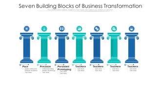 Seven Building Blocks Of Business Transformation Ppt PowerPoint Presentation Gallery Designs Download PDF