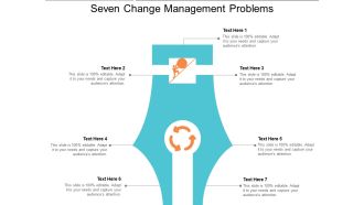 Seven Change Management Problems Ppt PowerPoint Presentation File Show