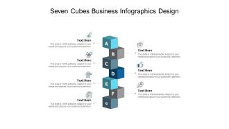 Seven Cubes Business Infographics Design Ppt PowerPoint Presentation Ideas Inspiration