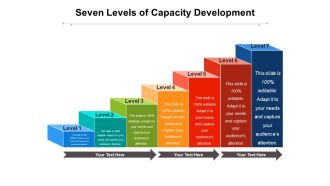 Seven Levels Of Capacity Development Ppt PowerPoint Presentation Inspiration Templates PDF