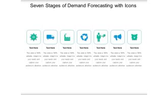 Seven Stages Of Demand Forecasting With Icons Ppt PowerPoint Presentation File Graphics PDF
