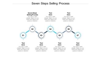 Seven Steps Selling Process Ppt PowerPoint Presentation Icon Show Cpb Pdf