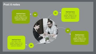 Shopper And Client Marketing Plan To Boost Sales Post It Notes Graphics PDF