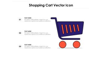 Shopping Cart Vector Icon Ppt PowerPoint Presentation Slides Icon PDF