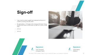 Sign Off Management Ppt PowerPoint Presentation Portfolio Example