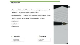 Sign Off Marketing Ppt PowerPoint Presentation Summary Pictures