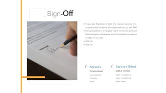Sign Off Planning Marketing Ppt PowerPoint Presentation File Guide