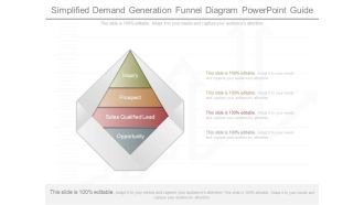 Simplified Demand Generation Funnel Diagram Powerpoint Guide