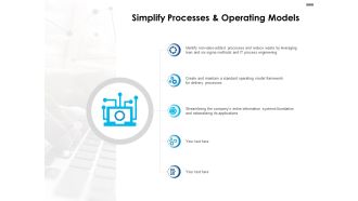 Simplify Processes And Operating Models Ppt PowerPoint Presentation Infographics Example Topics